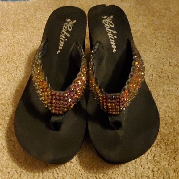 cobian wedge flip flops